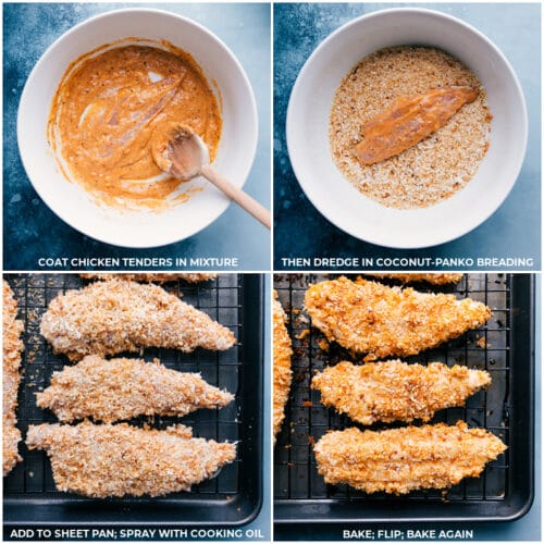 Crispy Coconut Chicken Recipe Best Dipping Sauce Chelsea S Messy Apron