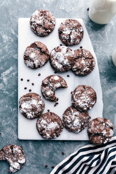 Chocolate Crinkle Cookies - Chelsea's Messy Apron