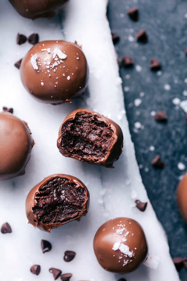 No Bake Brownie Bites (Dipped In Chocolate!) Chelsea's Messy Apron