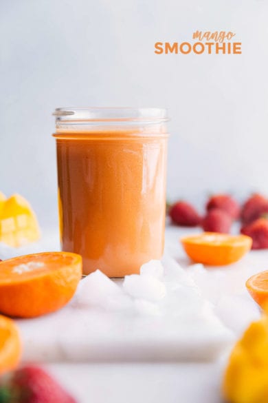 Mango Smoothie {5 Ingredients!} - Chelsea's Messy Apron