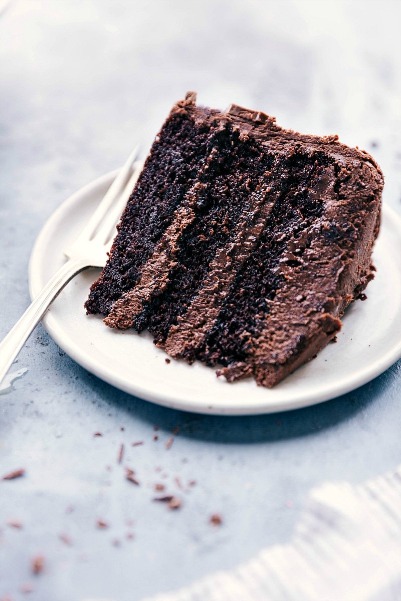 Old-Fashioned Devil's Food Cake - Baker by Nature