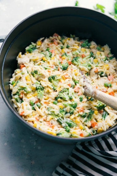 Creamy Orzo {one Pot} - Chelsea's Messy Apron