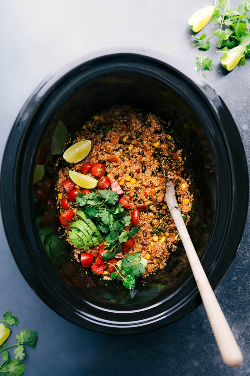 Mexican Quinoa (Slow Cooker, Instant Pot, or Stovetop) - Slender Kitchen