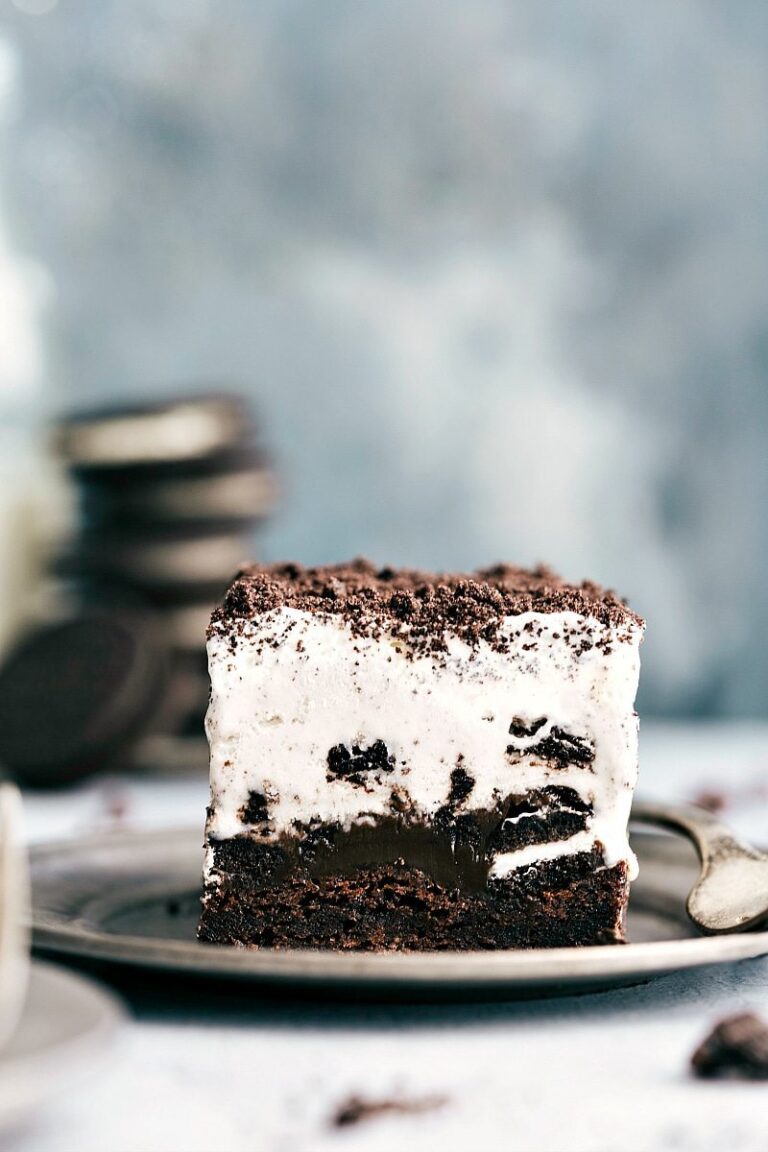 Brownie Oreo Ice Cream Bars | Chelsea's Messy Apron