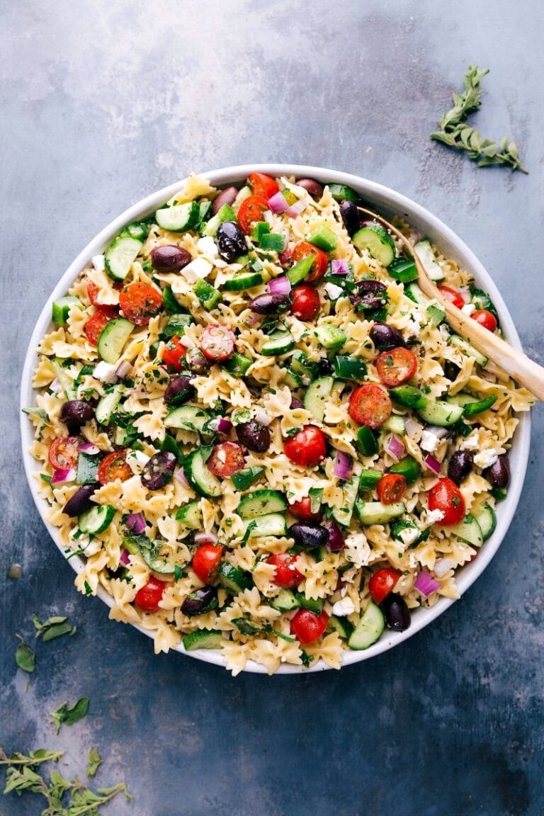 greek-pasta-salad-with-the-best-dressing-chelsea-s-messy-apron