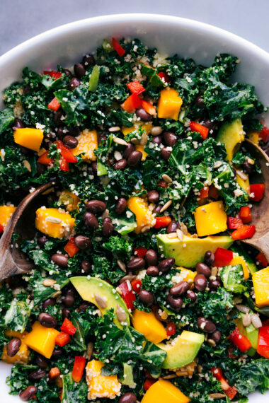 Kale Couscous Salad (BEST Dressing!) - Chelsea's Messy Apron