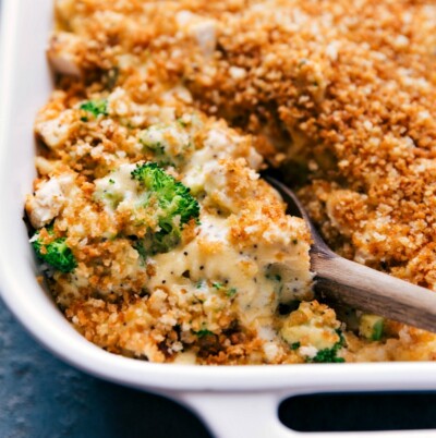 Chicken Poppy Seed Casserole (From Scratch!) - Chelsea's Messy Apron