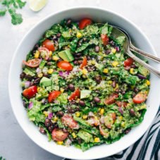 Southwest Quinoa Salad (Cilantro Lime Dressing) - Chelsea's Messy Apron