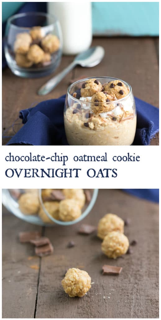 Chocolate Chip Oatmeal Cookie Overnight Oats Chelsea S Messy Apron