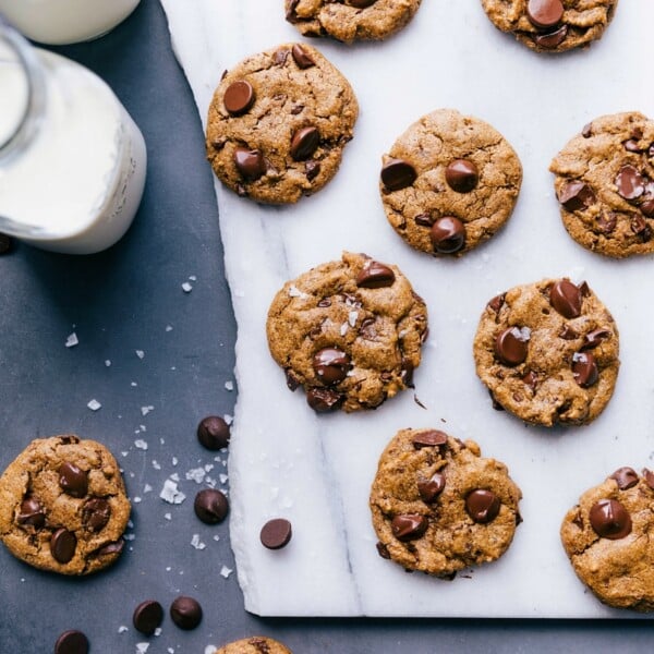 Healthy Pumpkin Cookies fresh out of the oven.