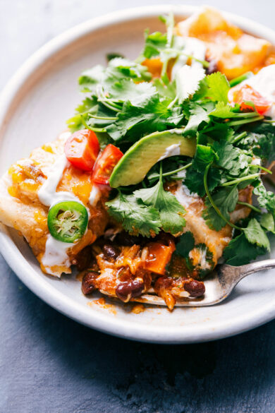 Sweet Potato Enchiladas - Chelsea's Messy Apron