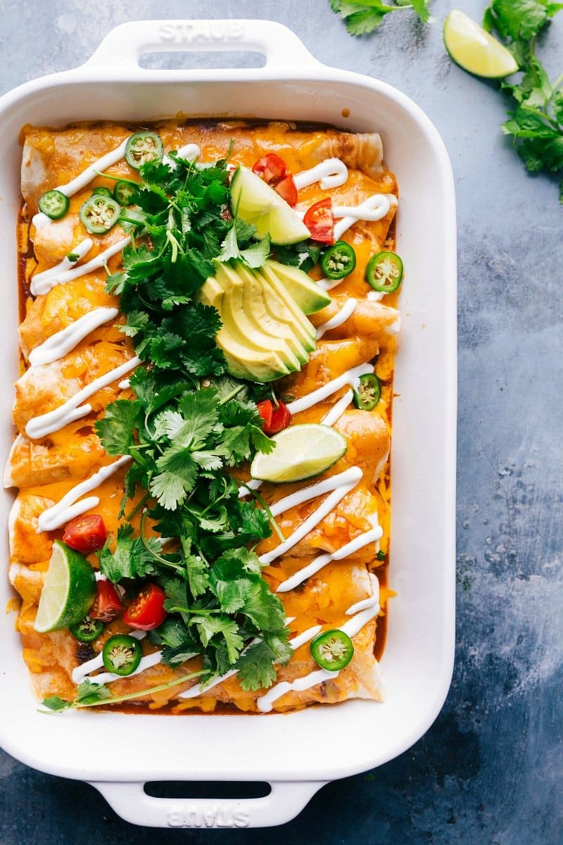 Sweet Potato Enchiladas | Chelsea's Messy Apron
