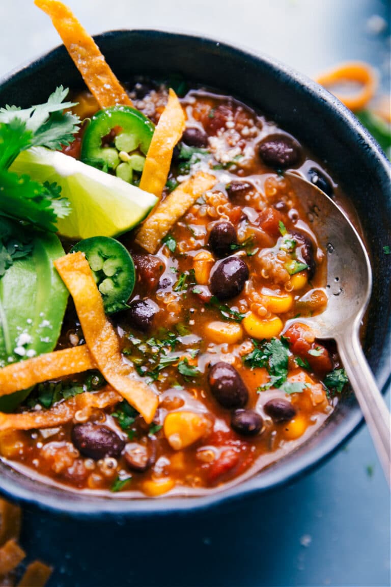 Healthy Chicken Tortilla Soup - Chelsea's Messy Apron