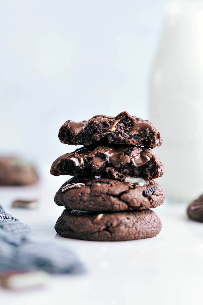 Mint Chocolate Chip Cookies | Chelsea's Messy Apron