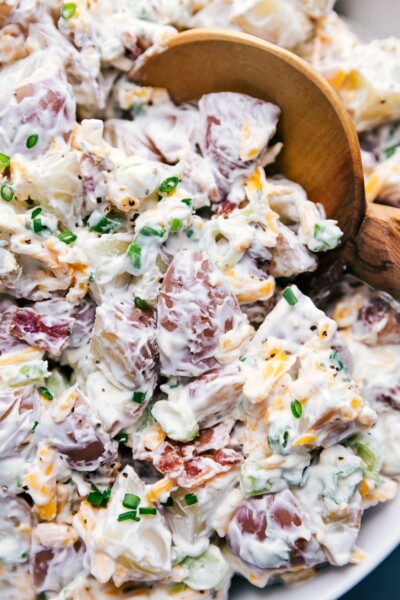 Ranch Potato Salad (2-Ingredient Dressing!) - Chelsea's Messy Apron