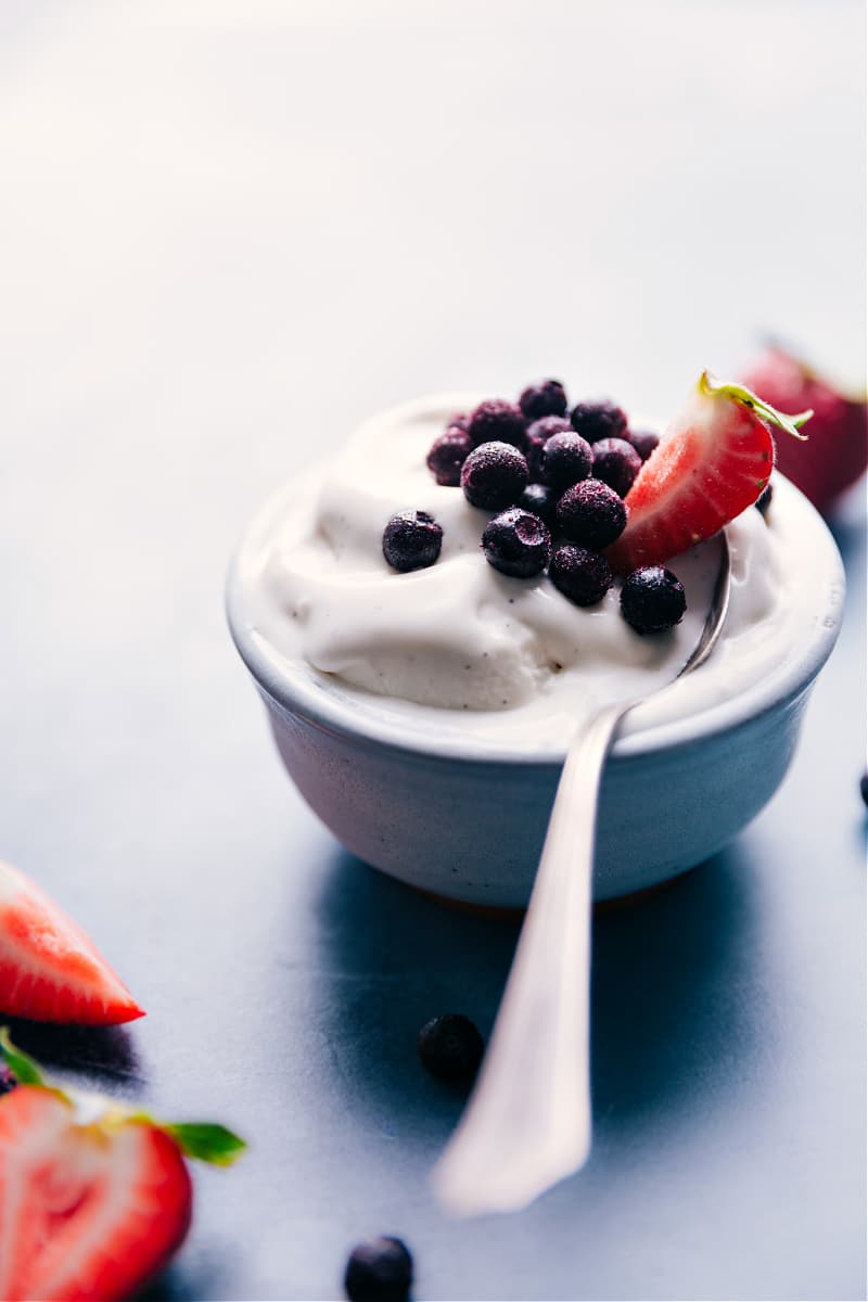 Frozen Yogurt Recipe (With Ice Cream Maker) - Cooking With Elo