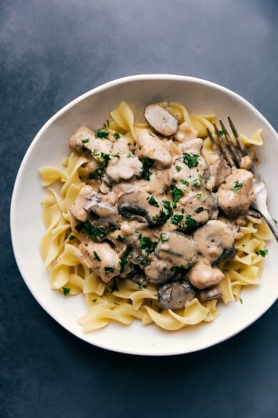 Chicken Stroganoff (BEST Ever!) - Chelsea's Messy Apron