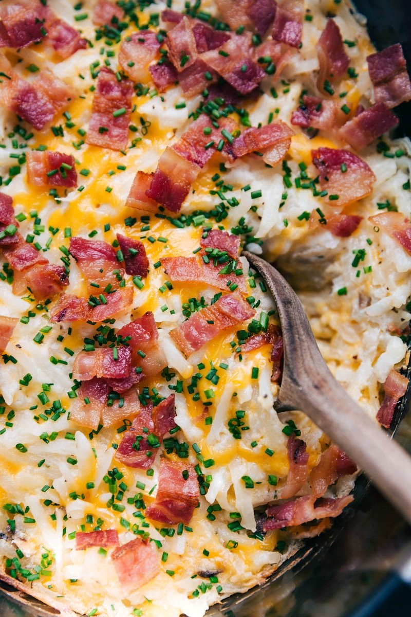 Loaded Hash Brown Breakfast Casserole - The Stay At Home Chef