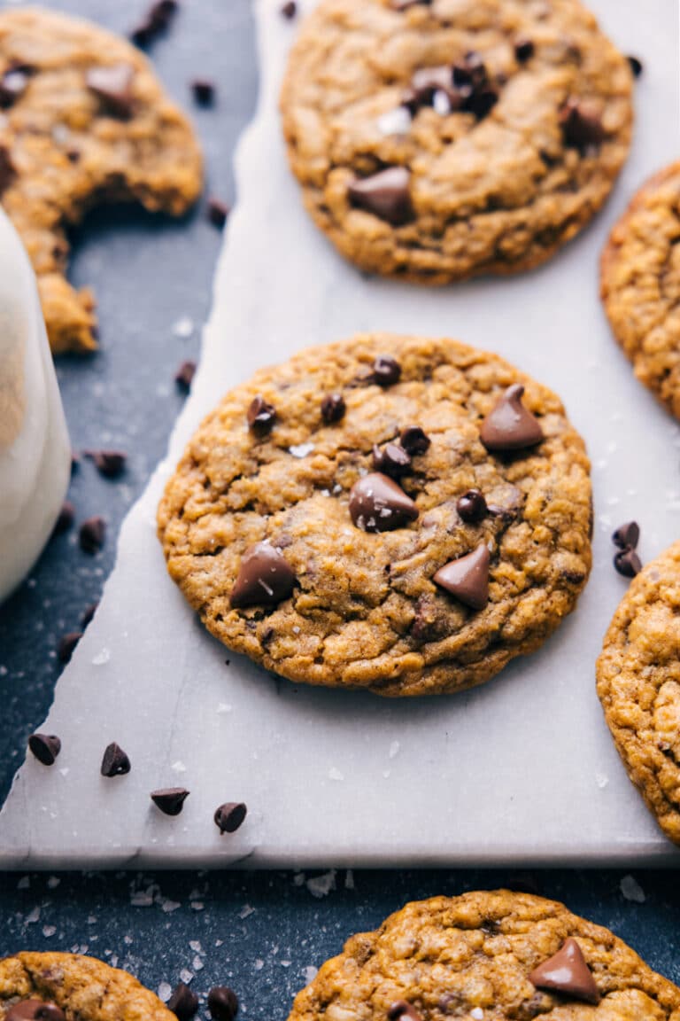 Pumpkin Oatmeal Chocolate Chip Cookies Chelsea's Messy Apron