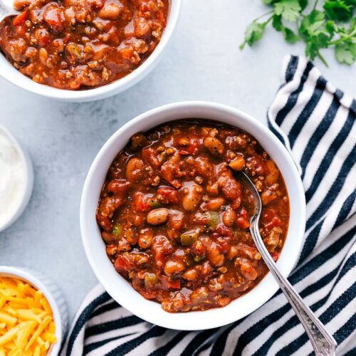 Crockpot Chili Recipe (Cook-off Winner!) - Chelsea's Messy Apron