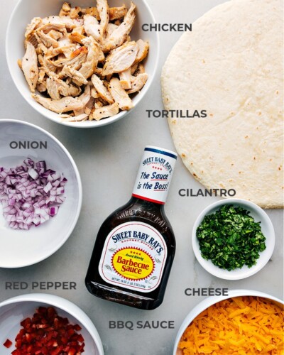 BBQ Chicken Wraps (Easy Recipe!) - Chelsea's Messy Apron