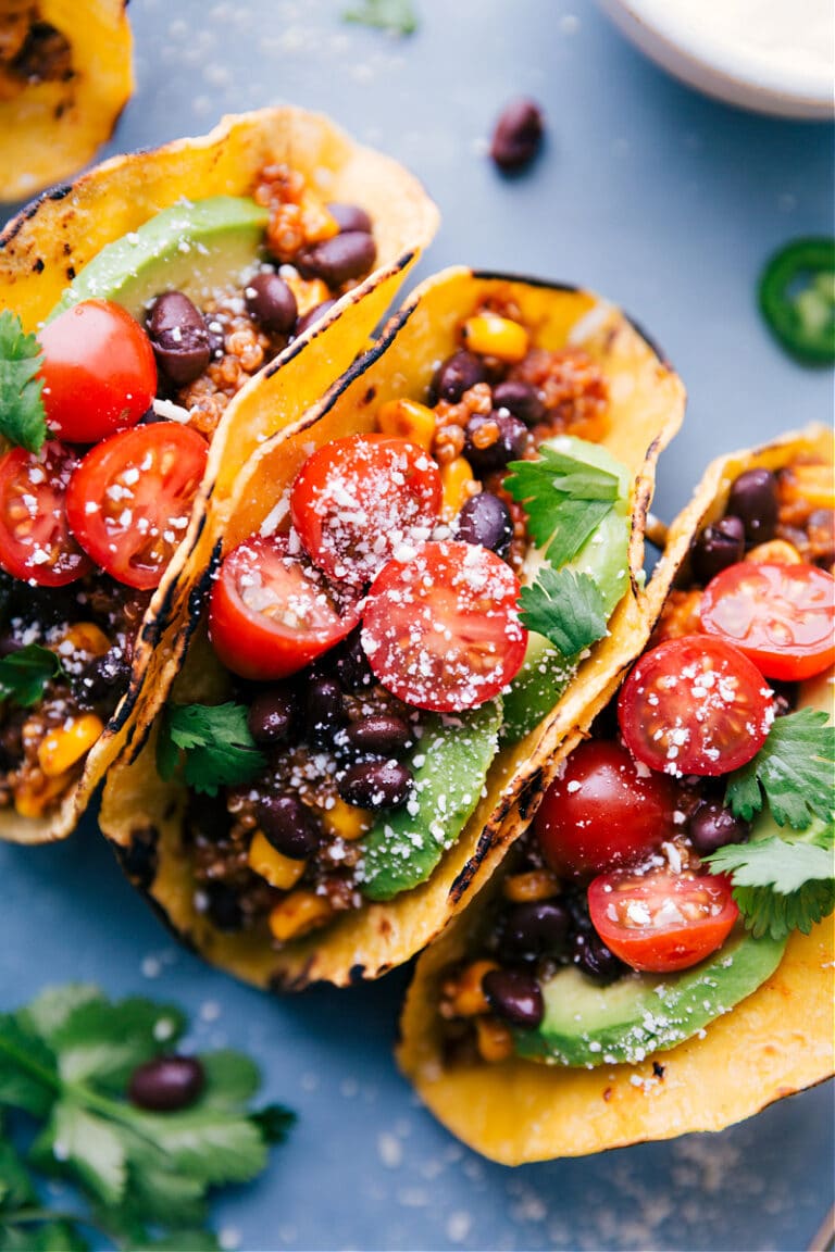 Quinoa Tacos (EASY Crockpot Recipe!) - Chelsea's Messy Apron