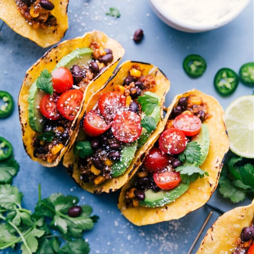 Quinoa Tacos (EASY Crockpot Recipe!) - Chelsea's Messy Apron