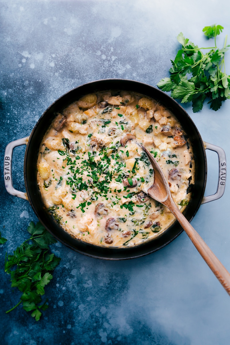 This one-pan creamy Chick*n Sausage skillet is about to become one of