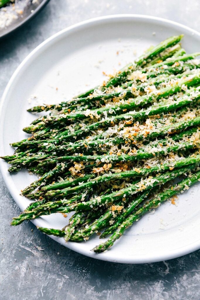 Roasted Asparagus {with Parmesan!} - Chelsea's Messy Apron