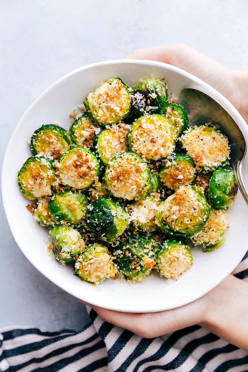 Roasted Brussel Sprouts {The BEST} | Chelsea's Messy Apron