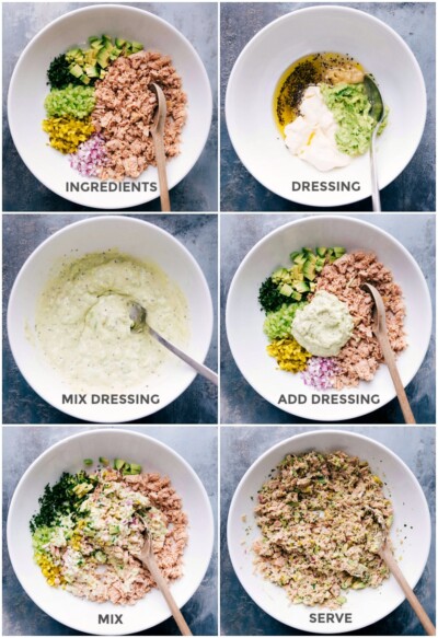 Avocado Tuna Salad {Healthy!} - Chelsea's Messy Apron