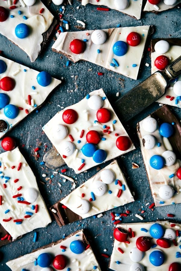 Patriotic Flag Bark | Chelsea's Messy Apron