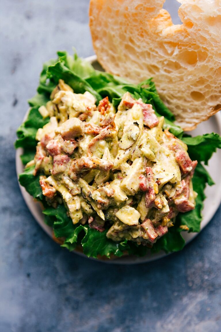 Pesto Chicken Salad {BEST Dressing!} - Chelsea's Messy Apron