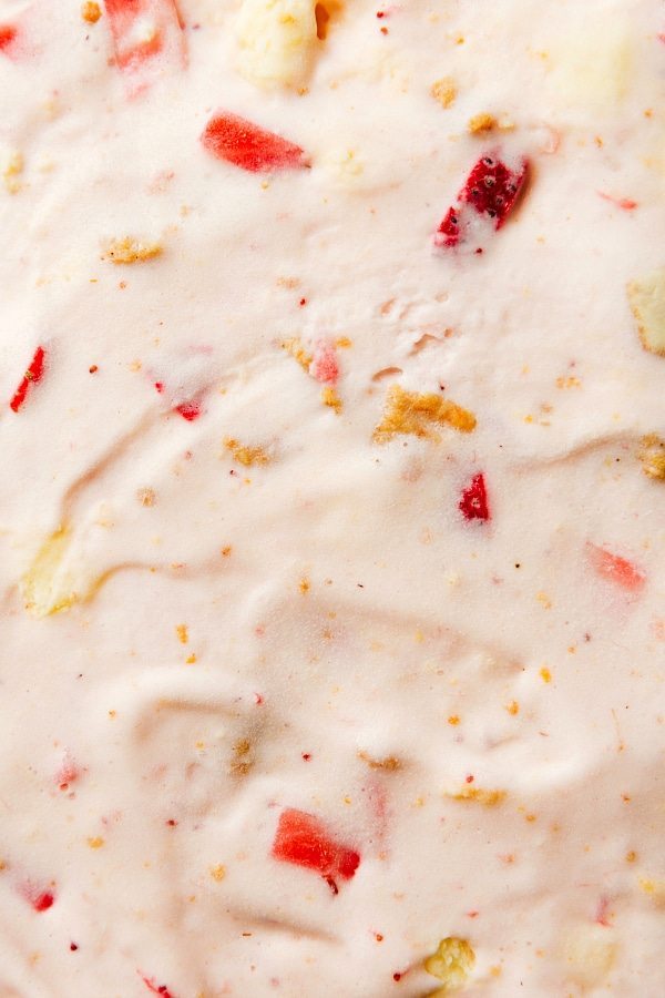 No Bake Strawberry Cheesecake Ice Cream Pie | Chelsea's Messy Apron