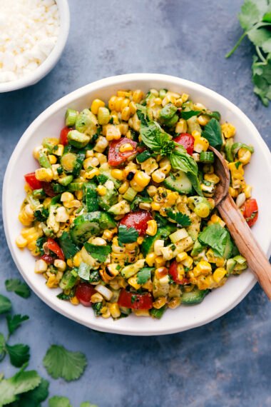 Corn Salad {With the BEST Dressing!} - Chelsea's Messy Apron