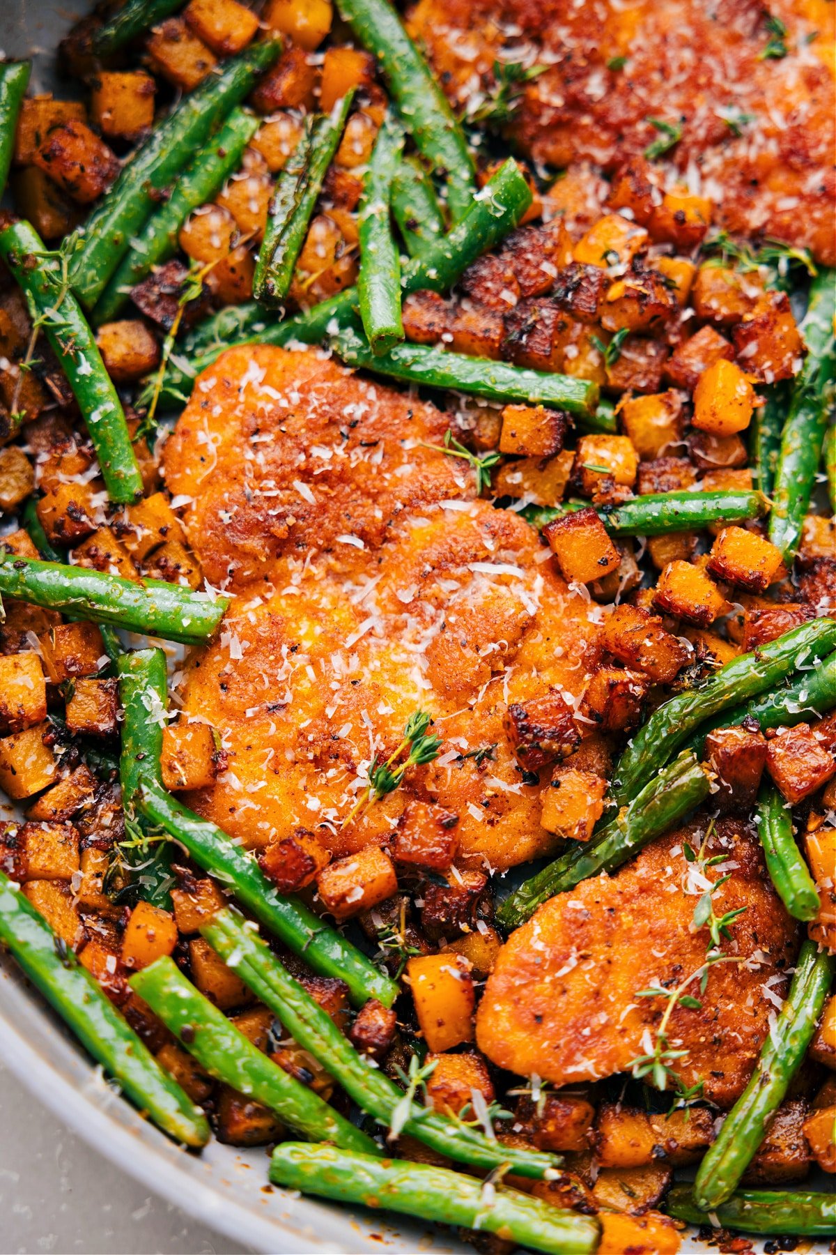 Easy One Skillet Dinner: Chicken And Butternut Squash