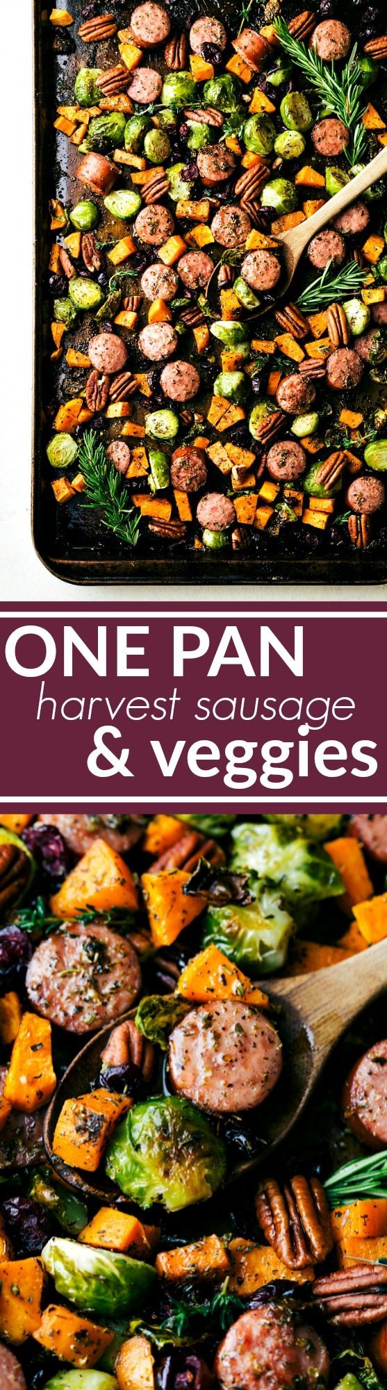 Harvest Vegetables and Sausage (ONE PAN!) - Chelsea's Messy Apron
