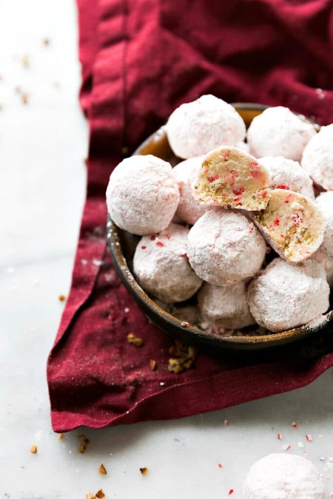 Peppermint Pecan Snowball Cookies Chelseas Messy Apron 1933