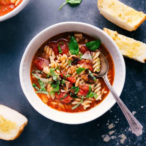 Chicken Parmesan Soup (In 20 Minutes!) - Chelsea's Messy Apron