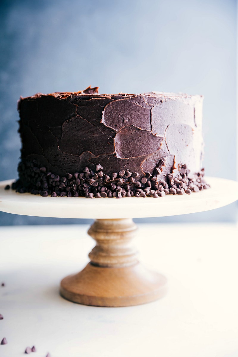 Chocolate Banana Layered Cake | Delicacious | A Gluten-Free Blog