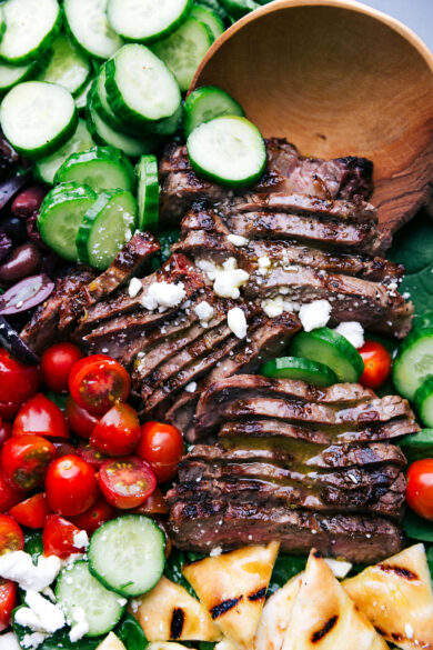 Easy Grilled Steak Salad Recipe - Chelsea's Messy Apron