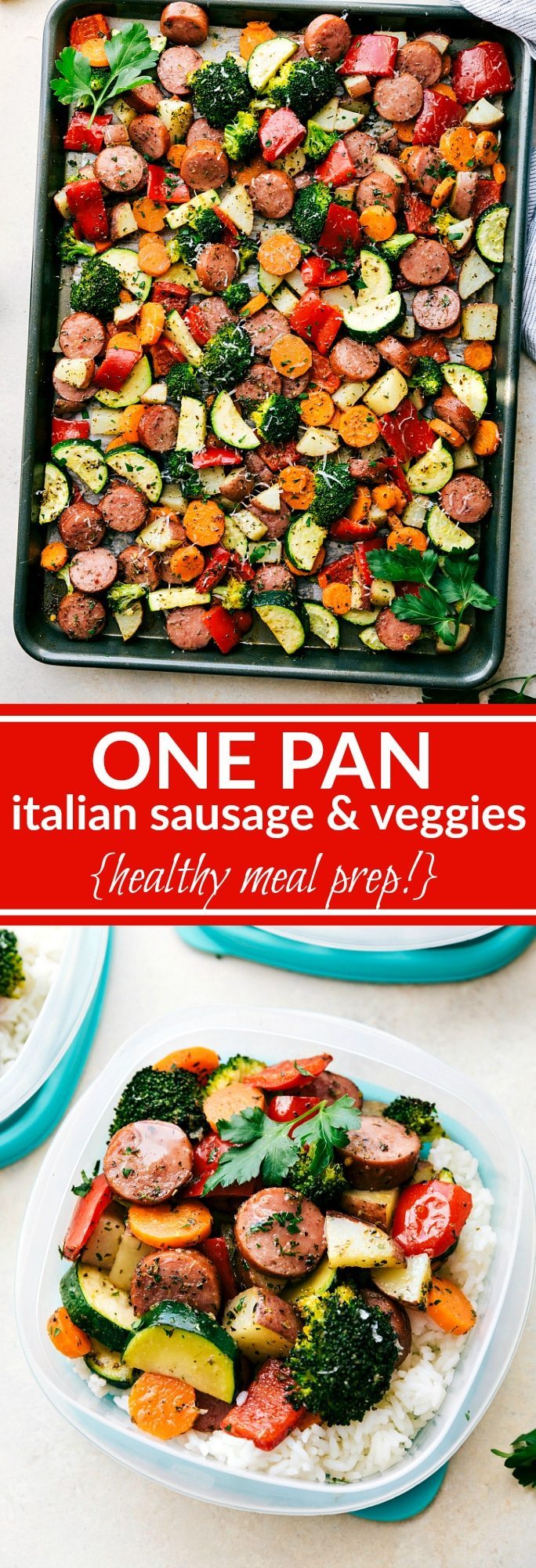 Italian Sausage Sheet Pan Dinner Recipe - The Cookie Rookie®