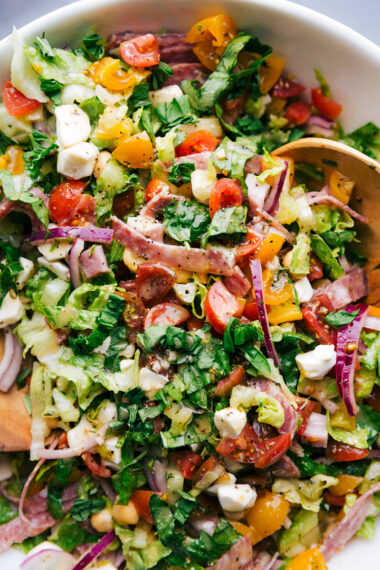 Italian Chopped Salad (CPK Copycat) - Chelsea's Messy Apron