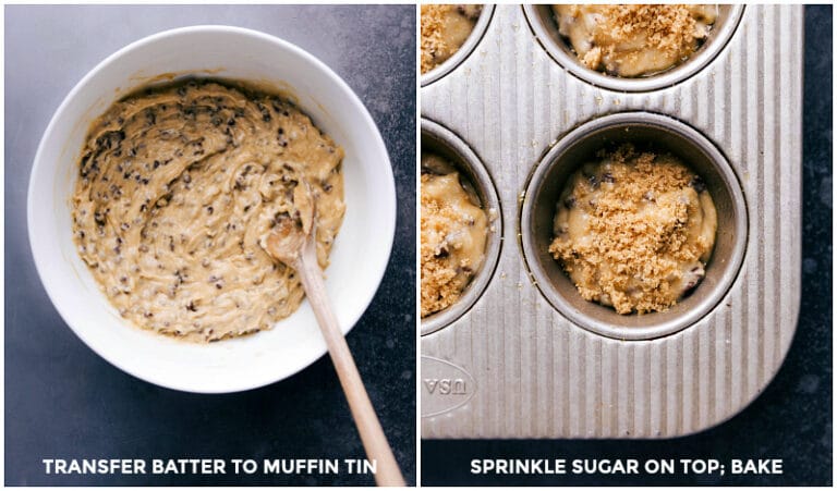 Healthy Chocolate Chip Muffins - Chelsea's Messy Apron