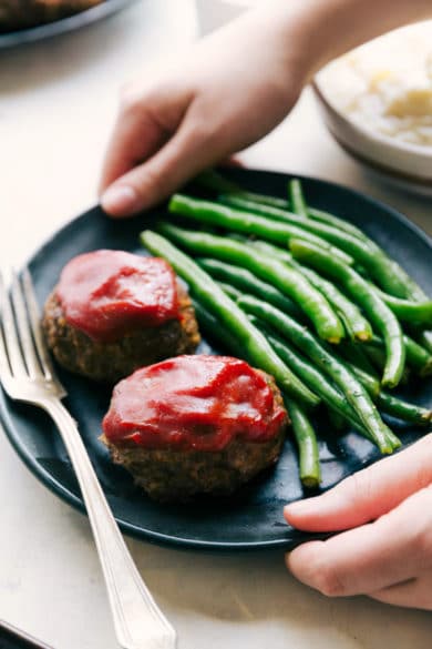 Mini Meatloaf {One Pan} - Chelsea's Messy Apron