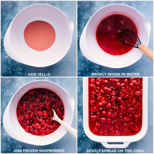 Easy Raspberry Jello Dessert Recipe Chelseas Messy Apron