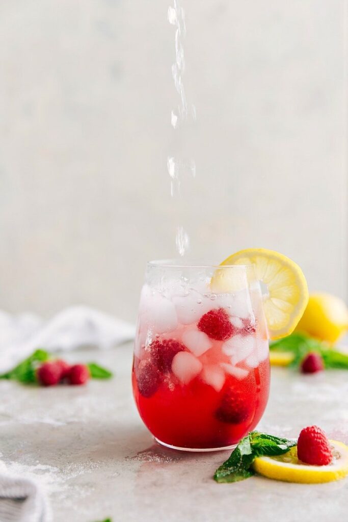 Sparkling Raspberry Lemonade - Chelsea's Messy Apron