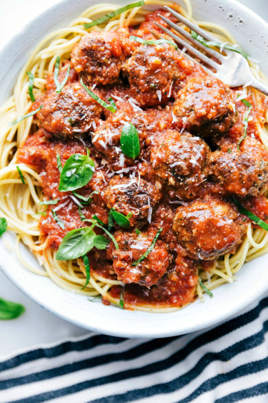 Cheese Stuffed Meatballs - Chelsea's Messy Apron