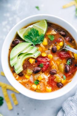 Instant Pot Chicken Tortilla Soup - Chelsea's Messy Apron