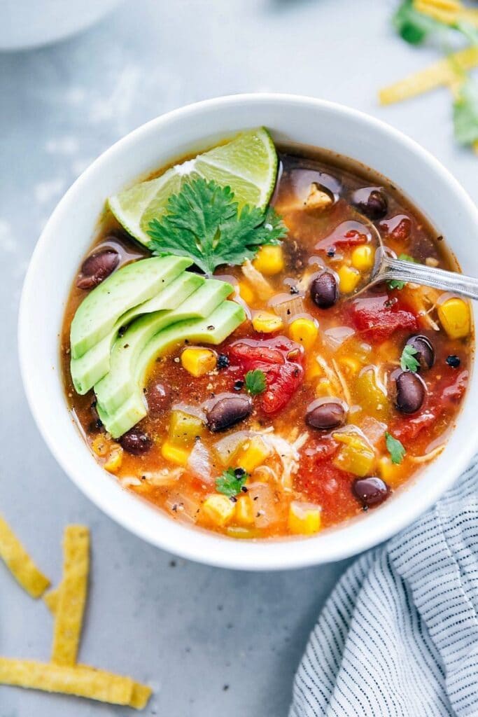 Instant Pot Chicken Tortilla Soup - Chelsea's Messy Apron